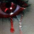 eye crying blood photoshop